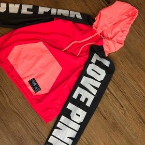 Pink anorak light jacket